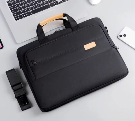 Laptop Sleeve Elegant Texture | Spacious Interior | Durable Polyester | Shockproof Padding | Water-Resistant Finish 15 inch