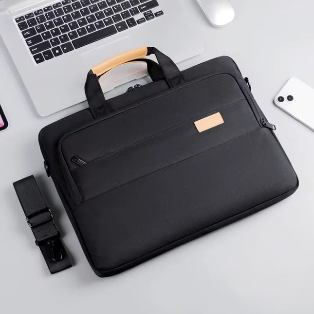 Laptop Sleeve Elegant Texture | Spacious Interior | Durable Polyester | Shockproof Padding | Water-Resistant Finish 15 inch