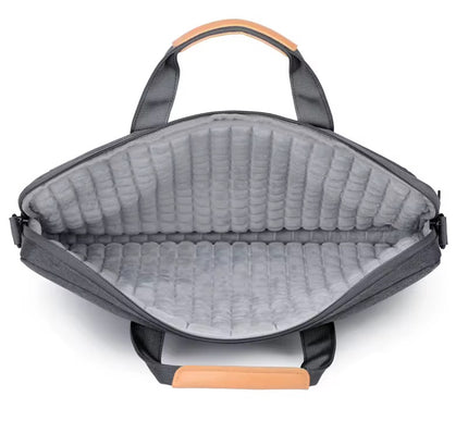 Laptop Sleeve Elegant Texture | Spacious Interior | Durable Polyester | Shockproof Padding | Water-Resistant Finish 15 inch