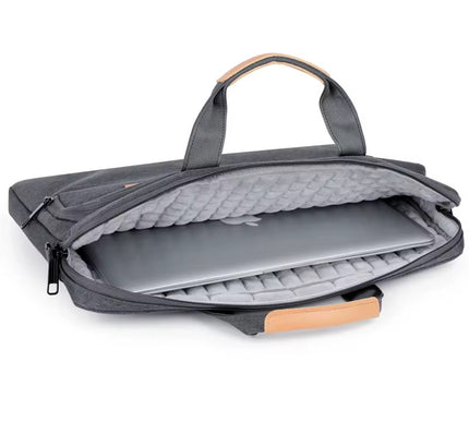 Laptop Sleeve Elegant Texture | Spacious Interior | Durable Polyester | Shockproof Padding | Water-Resistant Finish 15 inch