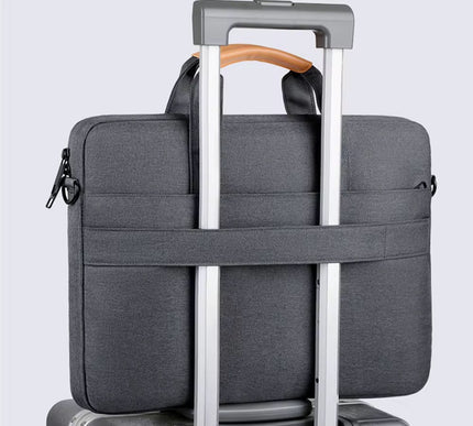 Laptop Sleeve Elegant Texture | Spacious Interior | Durable Polyester | Shockproof Padding | Water-Resistant Finish 15 inch