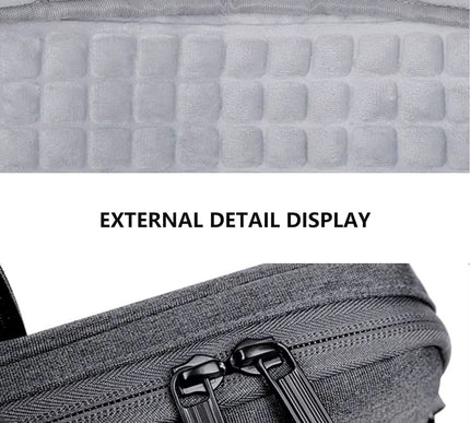 Laptop Sleeve Elegant Texture | Spacious Interior | Durable Polyester | Shockproof Padding | Water-Resistant Finish 15 inch