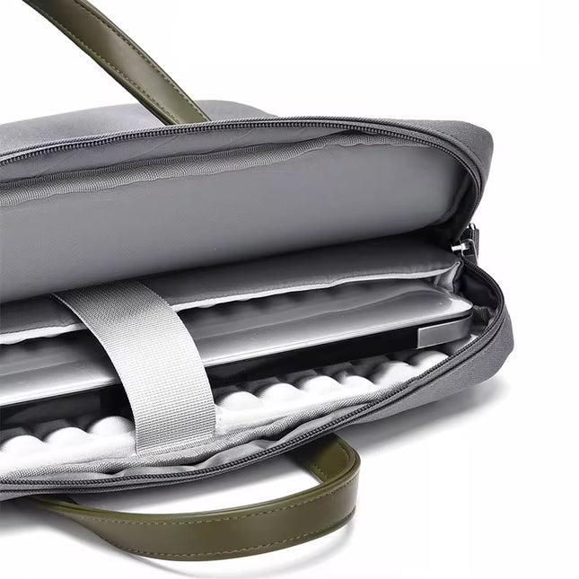 Laptop Sleeve Contemporary Design | Functional Layers | Waterproof Fabric | Shockproof Interior | Everyday Use 14 inch