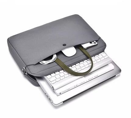 Laptop Sleeve Contemporary Design | Functional Layers | Waterproof Fabric | Shockproof Interior | Everyday Use 14 inch