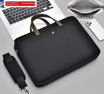 Laptop Sleeve Contemporary Design | Functional Layers | Waterproof Fabric | Shockproof Interior | Everyday Use 14 inch