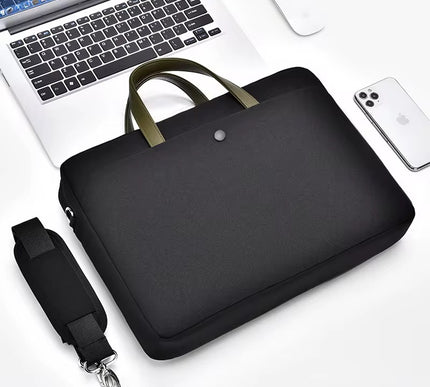 Laptop Sleeve Contemporary Design | Functional Layers | Waterproof Fabric | Shockproof Interior | Everyday Use 14 inch