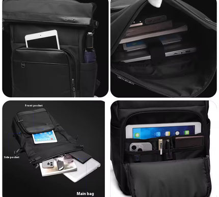 WePower Roll-Top Laptop Backpack – Modern Travel Style