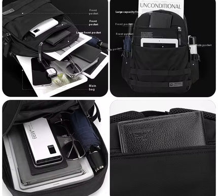 WePower Multi-Pocket Laptop Backpack – Extra Storage