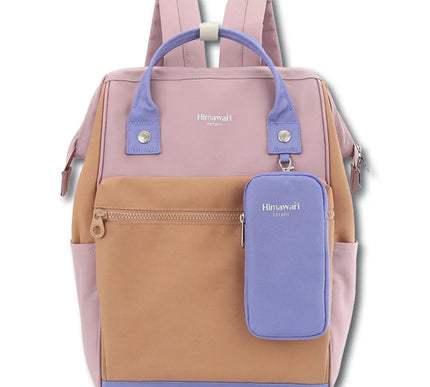 Himawari Mommy Backpack Pink * Brown 10#