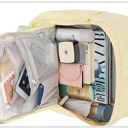 Himawari Unisex Multi iPad/Laptop Backpack  – Lavender * Off-White 03#