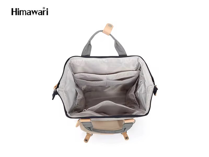 Himawari Laptop Backpack – Off-White & Pink 07#