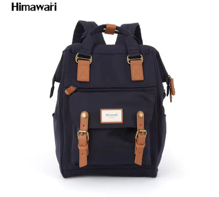 Himawari Laptop Backpack – Navy blue & Brown 06#