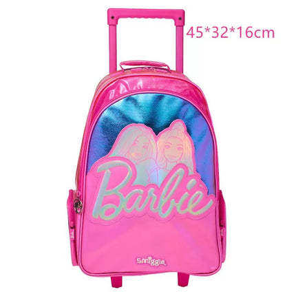 Barbie Trolley Backpack with Lunch Bag , 20 inch