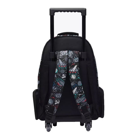 Space Man Trolley Backpack with Lunch Bag , 20 inch