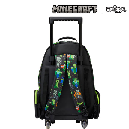 Minecraft Trolley Backpack with Lunch Bag , 20 inch
