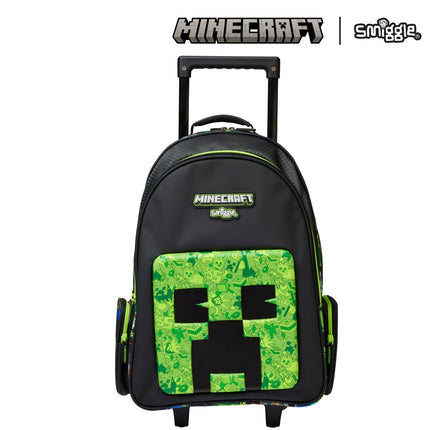 Minecraft Trolley Backpack with Lunch Bag , 20 inch
