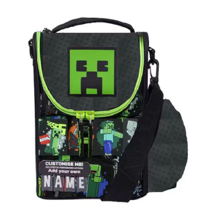 Minecraft Trolley Backpack with Lunch Bag , 20 inch