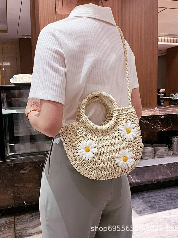 Raffia Charm Summer Bag