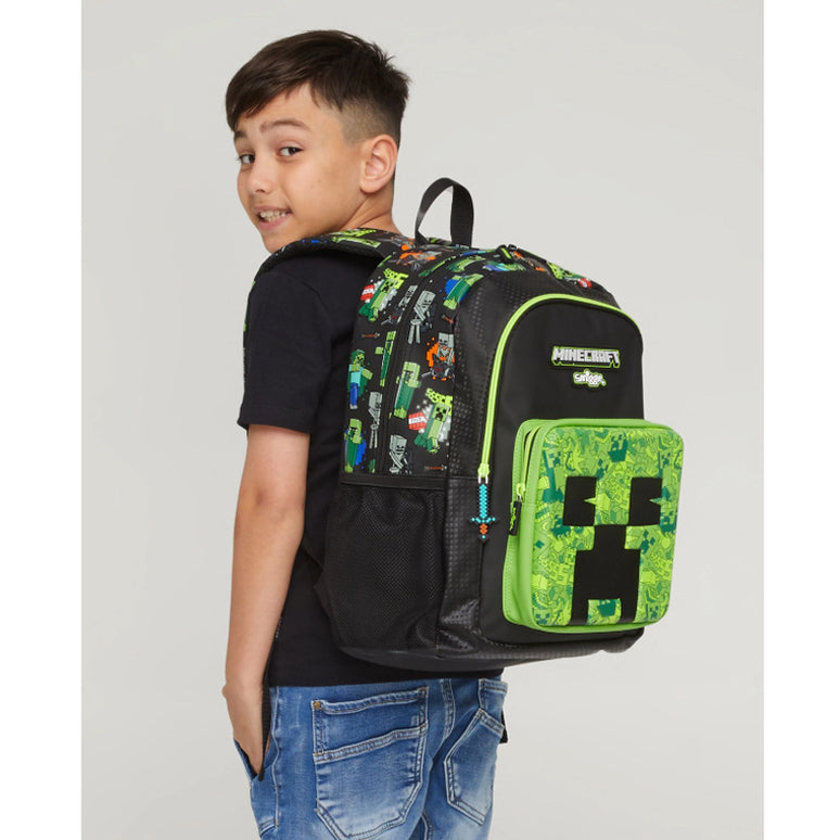 Minecraft Backpack with Lunch Bag , 17 inch