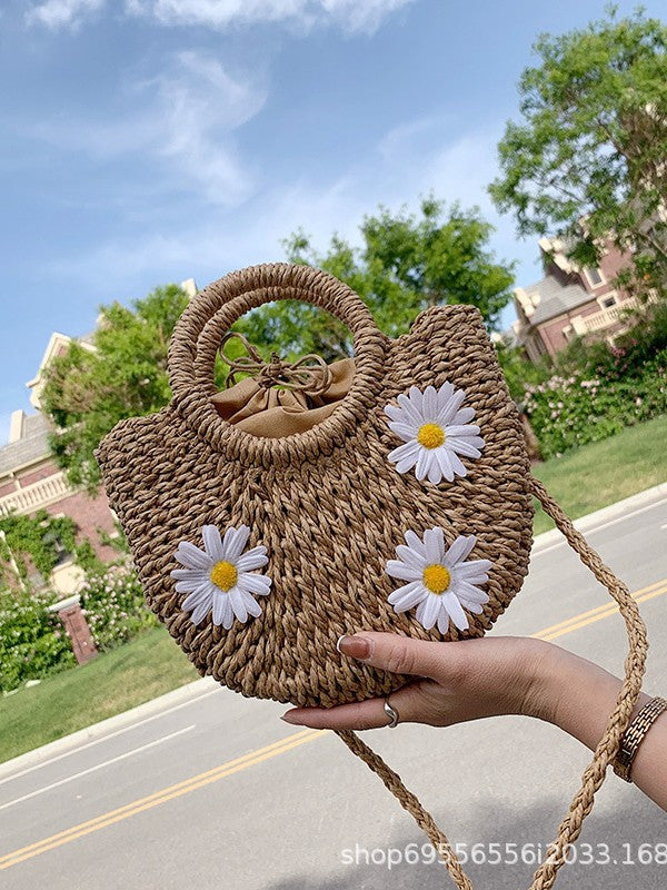 Raffia Charm Summer Bag