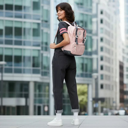 Himawari  Backpack Multi Use Pink & Cream 05#