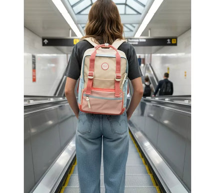 Himawari  Backpack Multi Use Pink & Cream 05#