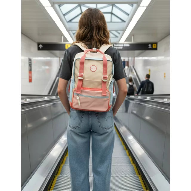 Himawari  Backpack Multi Use Pink & Cream 05#