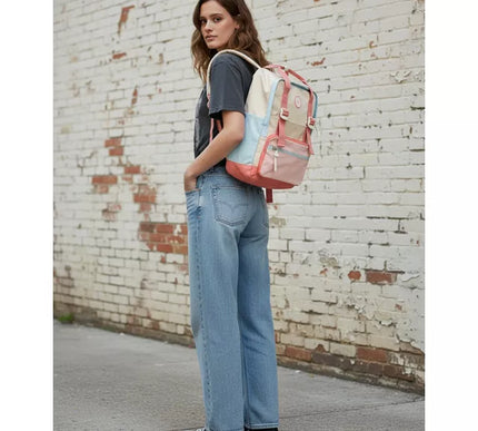 Himawari  Backpack Multi Use Pink * Gray 03#