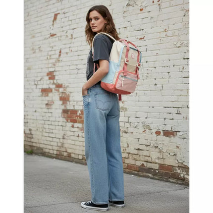 Himawari  Backpack Multi Use Pink & Cream 05#