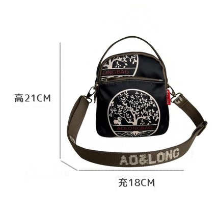 AOLONG Printed Crossbody Bag 3#