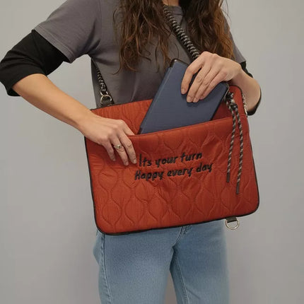Himawari laptop bag/case for 13.14 Inch Red