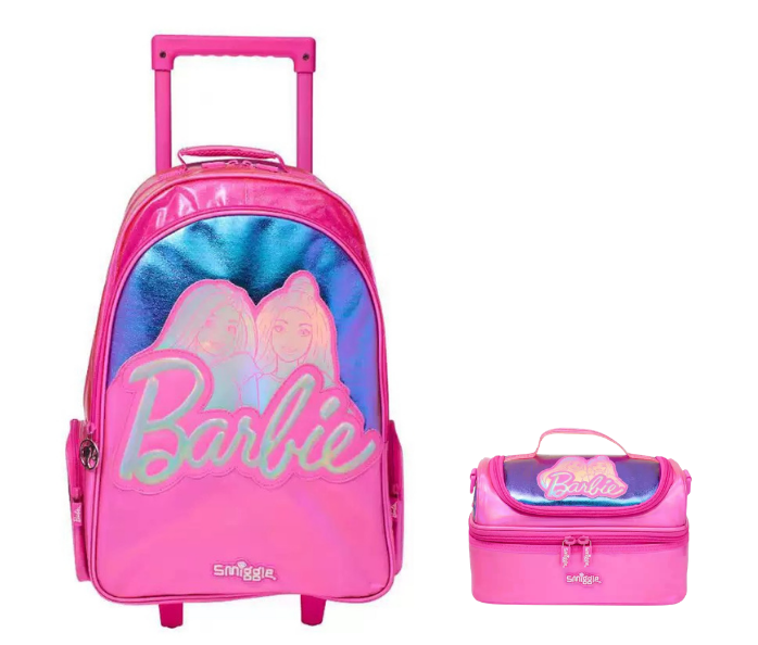 Barbie Trolley Backpack with Lunch Bag , 20 inch