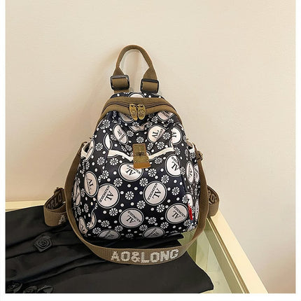 AOLONG Printed Backpack Bag 3# 30*20