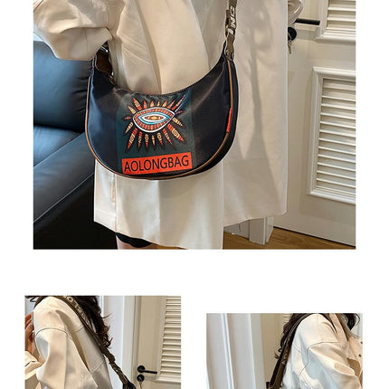 AOLONG Printed Women's Shoulder Bag 6#