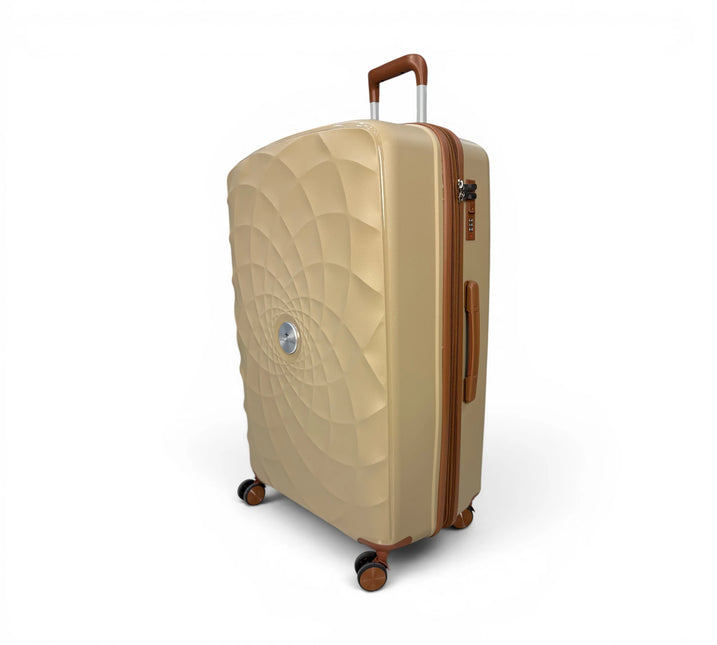 Airplane Premium Travel , Set 3 Bags ( Beige ) 22 , 26, 30 inch